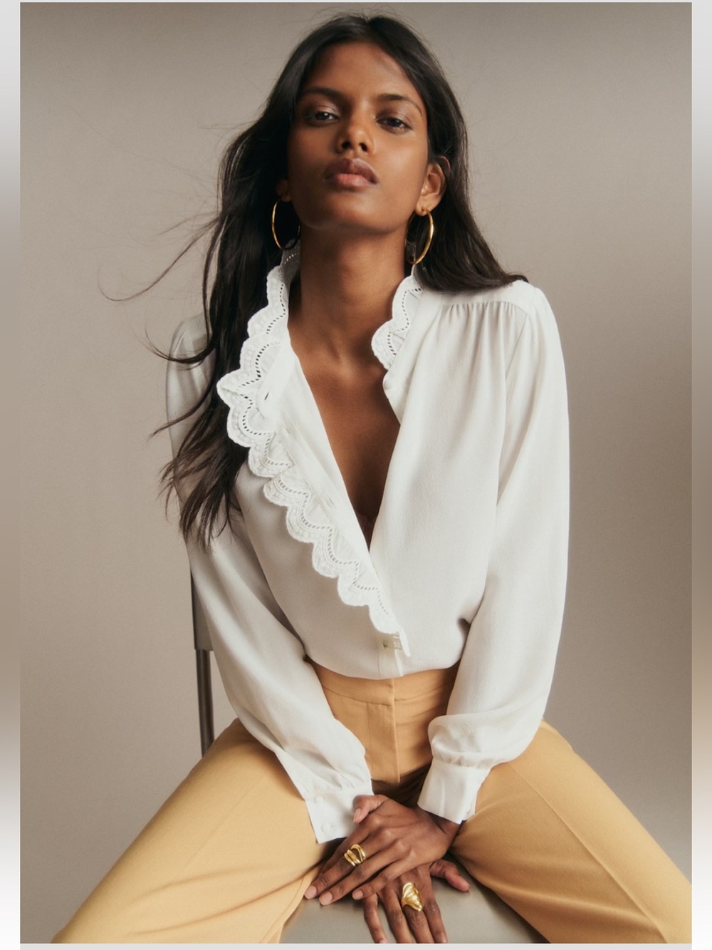 Sezane 🇫🇷 CHLO shirt - ecru